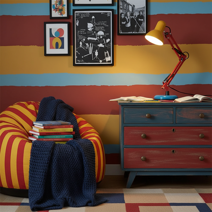 Solène Memphis Verstellbare Tischleuchte mit Color-Block-Design