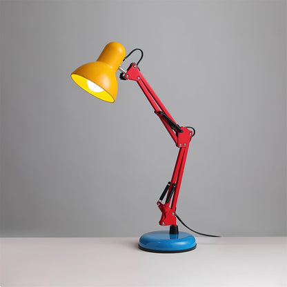 Solène Memphis Verstellbare Tischleuchte mit Color-Block-Design