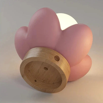 Élise Flower Globe LED Wall Light Resin Floral Sconce Lamp