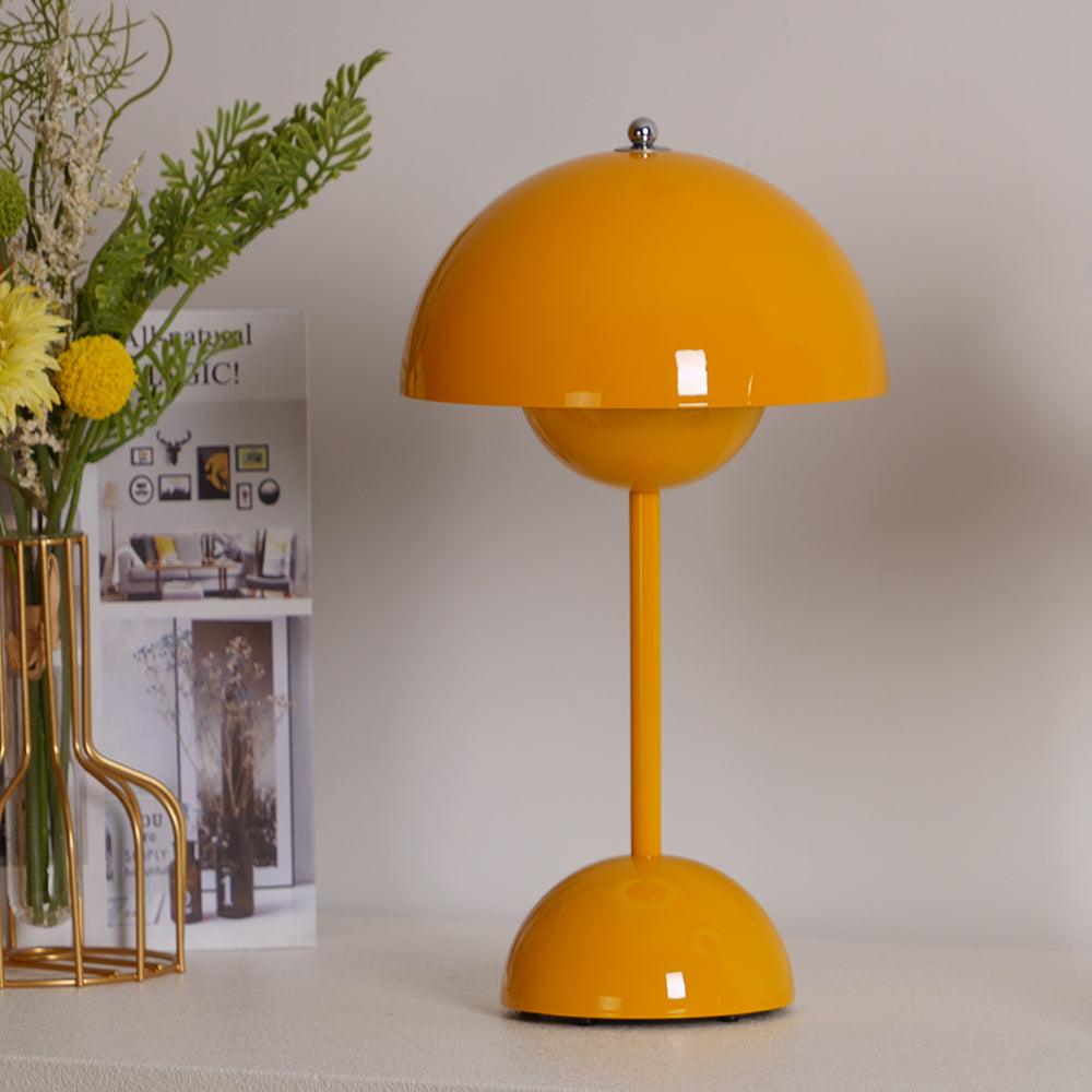 Élodie Wiederaufladbare LED-Tischleuchte mit Doppelkugeldesign