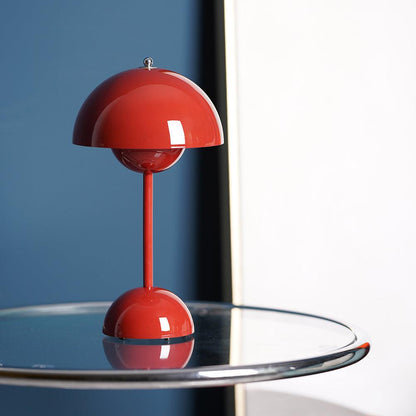 Élodie Wiederaufladbare LED-Tischleuchte mit Doppelkugeldesign