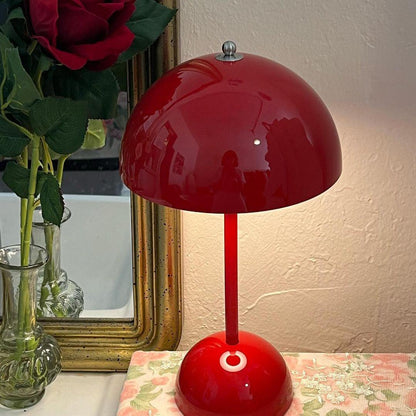 Élodie Wiederaufladbare LED-Tischleuchte mit Doppelkugeldesign