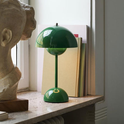 Élodie Wiederaufladbare LED-Tischleuchte mit Doppelkugeldesign