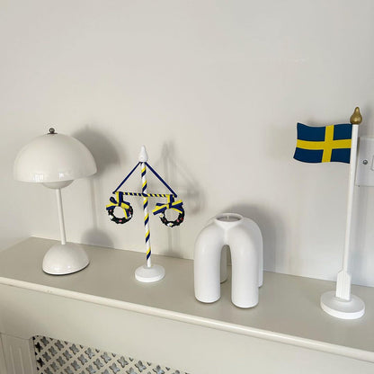 Élodie Wiederaufladbare LED-Tischleuchte mit Doppelkugeldesign