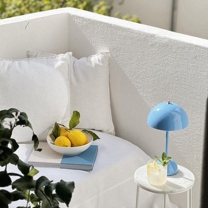 Élodie Wiederaufladbare LED-Tischleuchte mit Doppelkugeldesign
