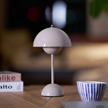 Élodie Wiederaufladbare LED-Tischleuchte mit Doppelkugeldesign