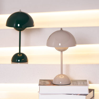 Élodie Wiederaufladbare LED-Tischleuchte mit Doppelkugeldesign