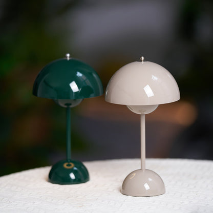 Élodie Wiederaufladbare LED-Tischleuchte mit Doppelkugeldesign