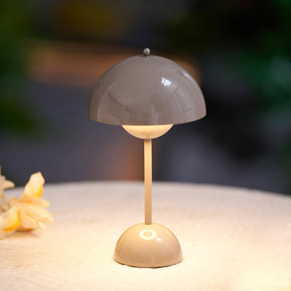 Élodie Wiederaufladbare LED-Tischleuchte mit Doppelkugeldesign