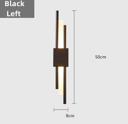 Sophie Noir Dual-Glow Minimalistische Wandleuchte