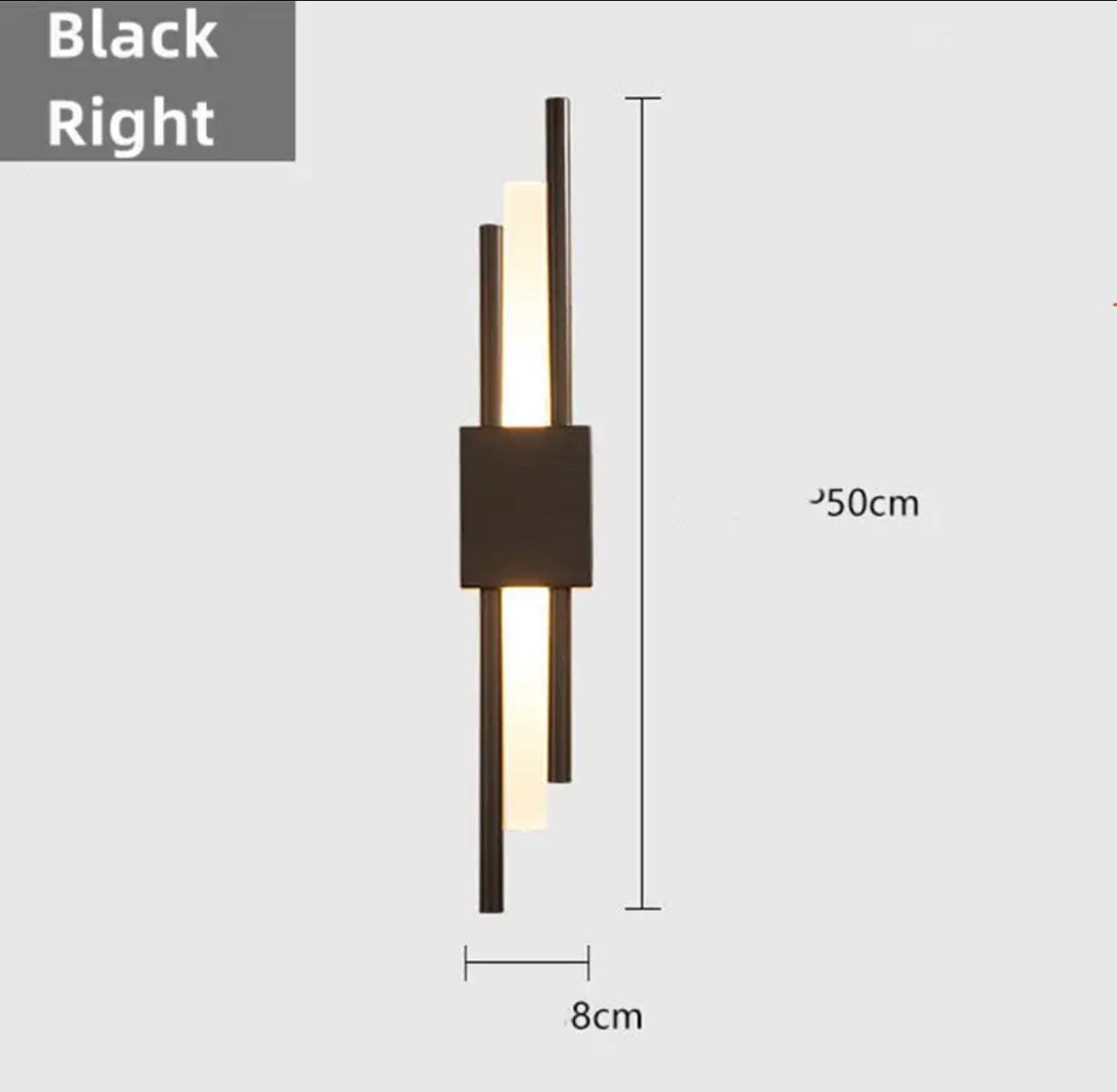 Sophie Noir Dual-Glow Minimalistische Wandleuchte