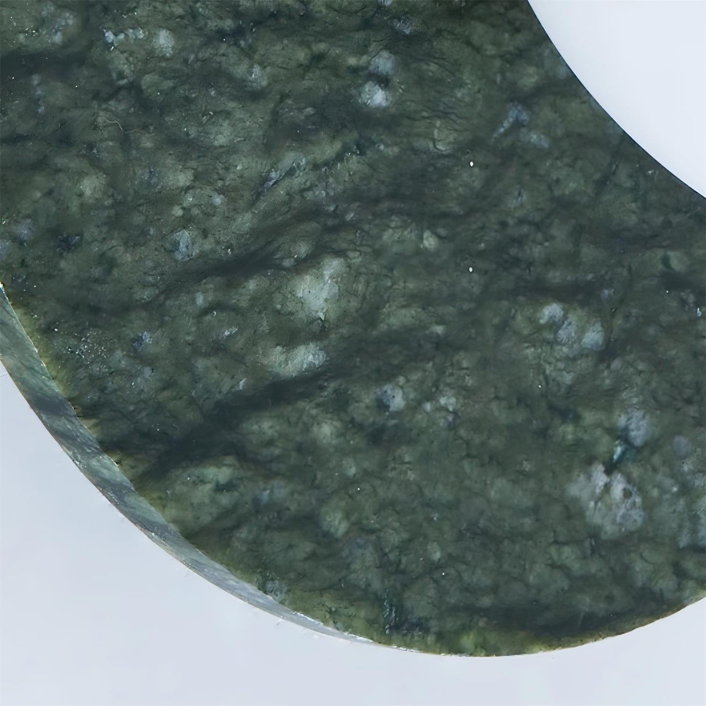 Aurélie Wandleuchte Marmorkugel mit grüner Steinplatte