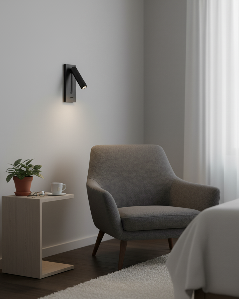 Clara Micro Square Schwenkbare Wandleuchte