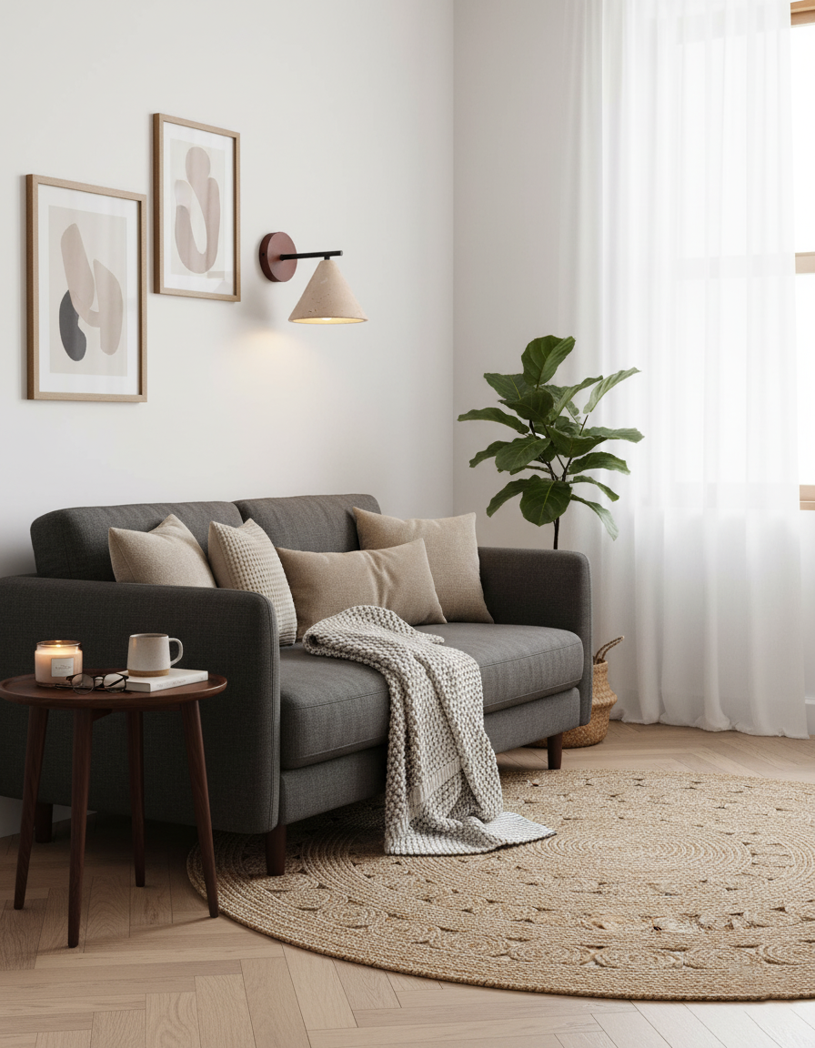 Margaux Finley Wall Lamp Wood and Travertine LED Lighting