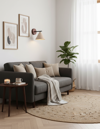 Margaux Finley Wall Lamp Wood and Travertine LED Lighting