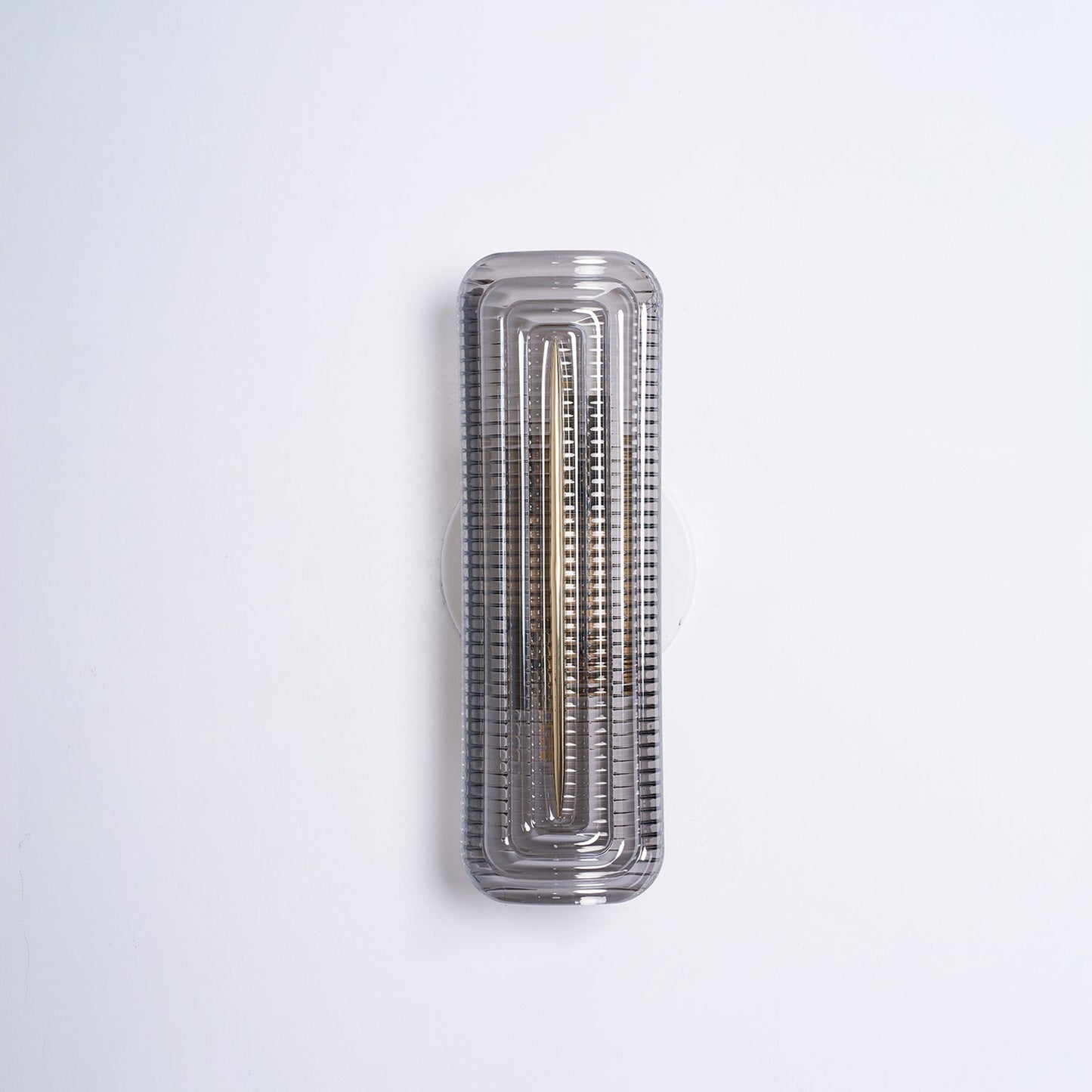 Camille Glacium Wandleuchte Metall und Glas LED-Beleuchtung