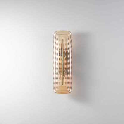 Camille Glacium Wandleuchte Metall und Glas LED-Beleuchtung