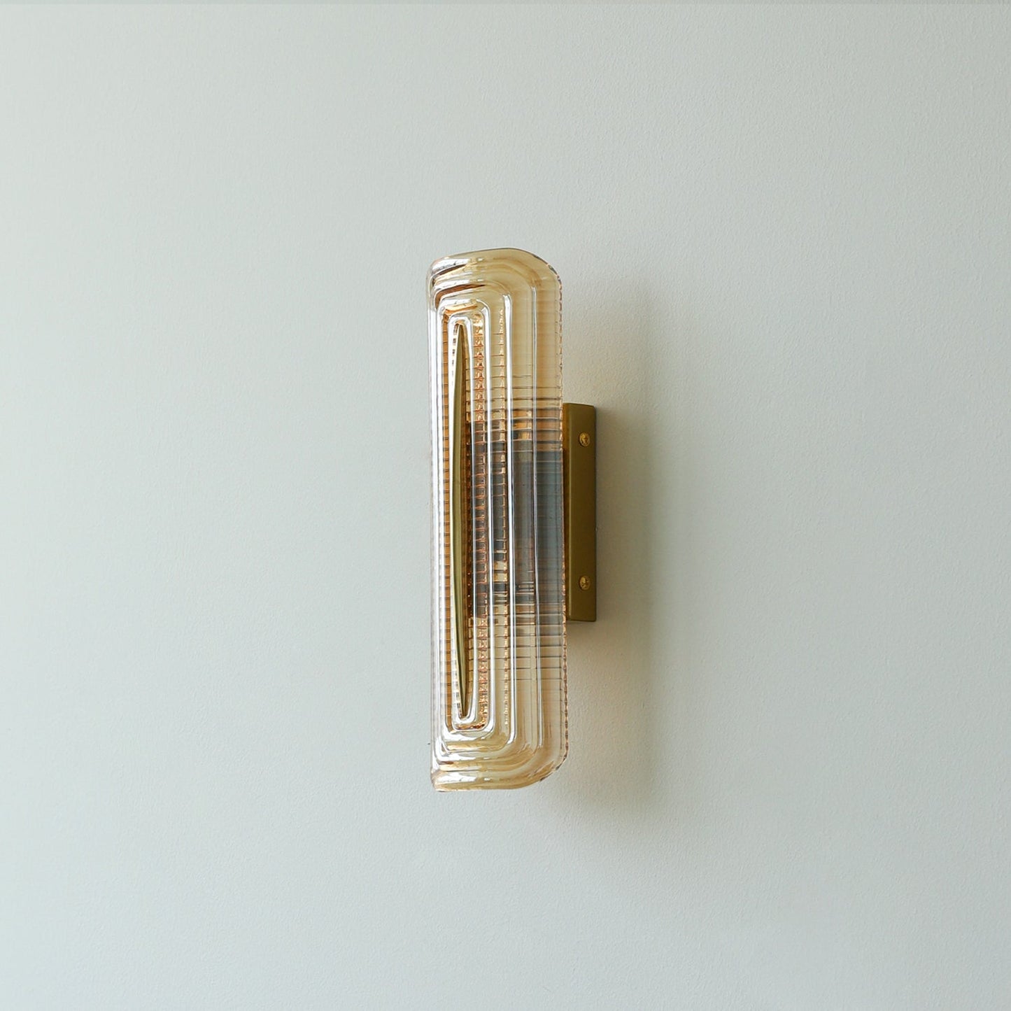 Camille Glacium Wandleuchte Metall und Glas LED-Beleuchtung