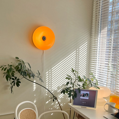 Sophie Glass Donut Wandleuchte Buntglas LED Wandlampe
