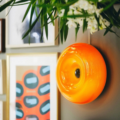 Sophie Glass Donut Wandleuchte Buntglas LED Wandlampe