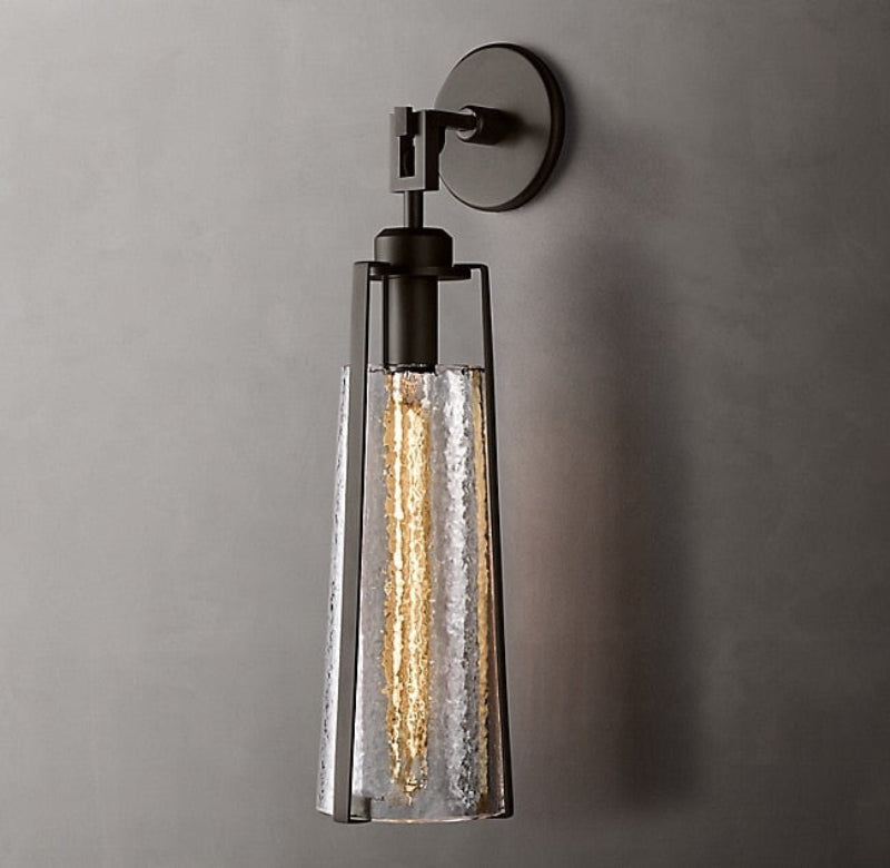 Colette Glitter Luxury Glass LED Wall Lamp