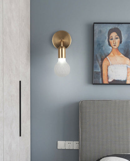 Élodie Metal LED Wall Light Modern Down Straight Sconce Lamp