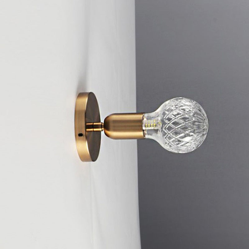 Élodie Metal LED Wall Light Modern Down Straight Sconce Lamp