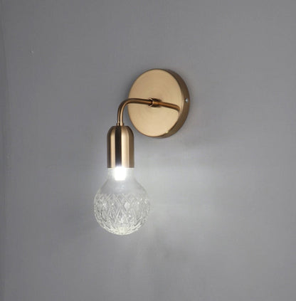 Élodie Metal LED Wall Light Modern Down Straight Sconce Lamp