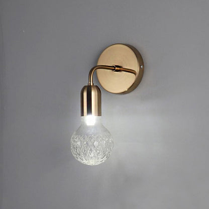 Élodie Metal LED Wall Light Modern Down Straight Sconce Lamp