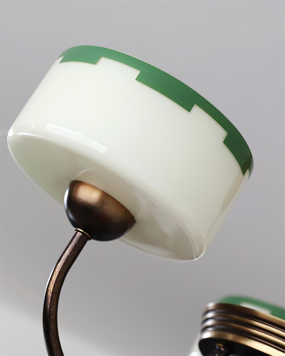 Sophie Green Glas Moderne Gewölbte Kronleuchter