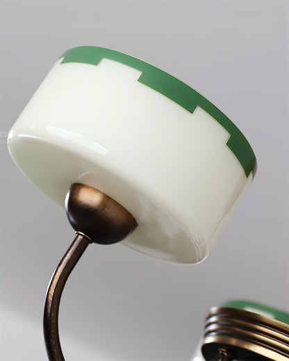 Sophie Green Glas Moderne Gewölbte Kronleuchter