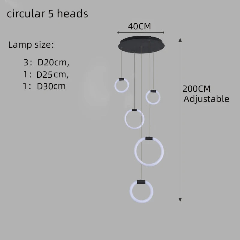 Élodine LED-Pendelleuchte aus Acryl