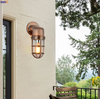 Aurélie Outdoor Aluminium Wandleuchte Wasserdichte Glaslampe