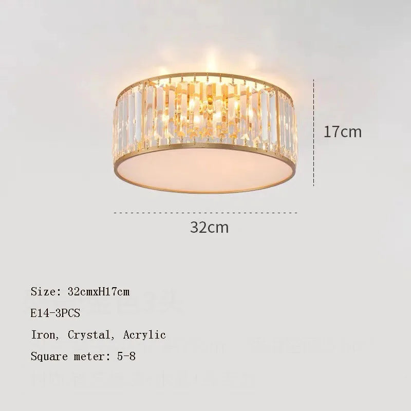 Madeleine Vintage Crystal Loft Chandelier