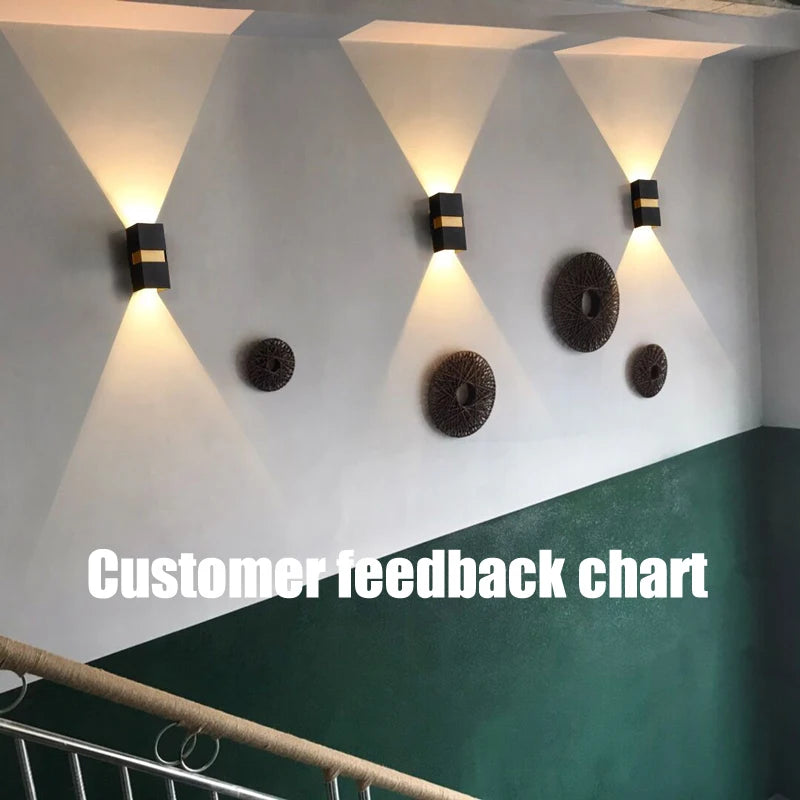 Chloé Outdoor Waterproof Wall Light Modern Stairway Lamp