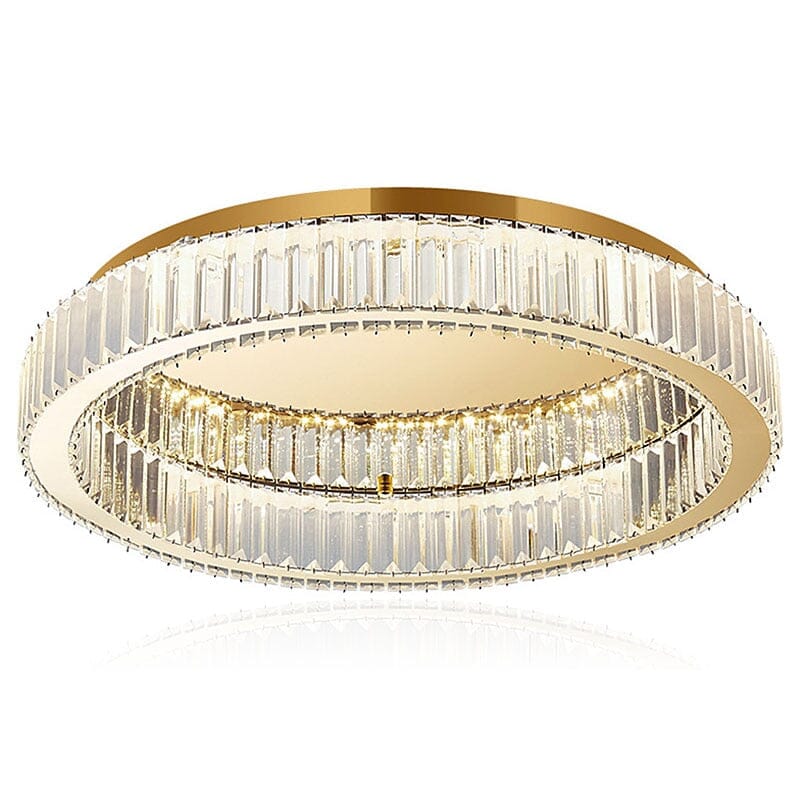 Brigitte Ring Crystal Flush Mount Bedroom Chandelier