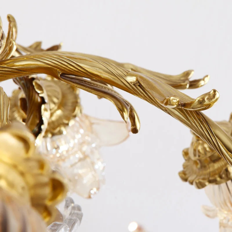 Colette Messing-Glas-Pendelleuchte