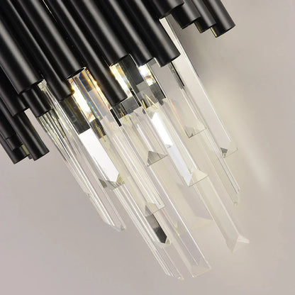 Sophie Crystal Schwarze Wandleuchte mit modernem, elegantem Finish