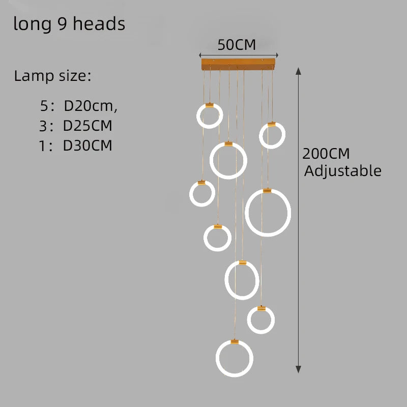 Élodine LED-Pendelleuchte aus Acryl
