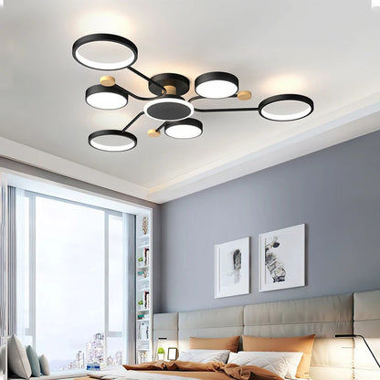 Céline Moderne Multi-Licht LED-Deckenleuchte