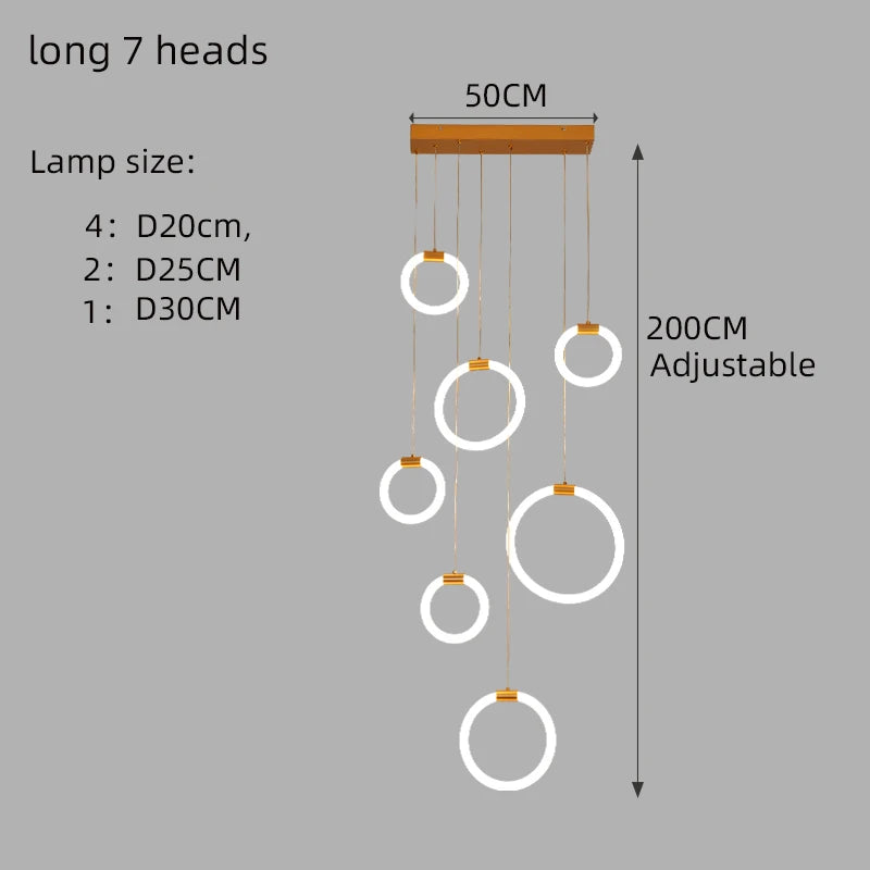 Élodine LED-Pendelleuchte aus Acryl