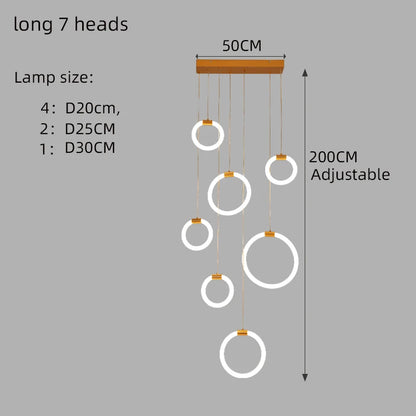 Élodine LED-Pendelleuchte aus Acryl