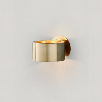 Amélie Golden Ring Wandleuchte mit modernem nordischem Design