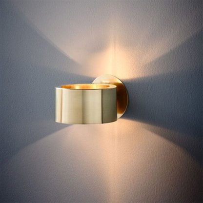 Amélie Golden Ring Wandleuchte mit modernem nordischem Design