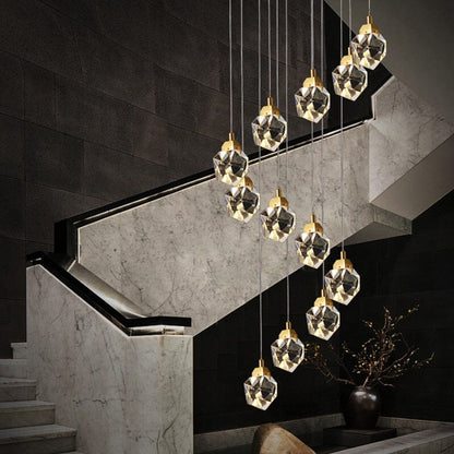 Camille Sparkling Diamond Crystal Chandelier