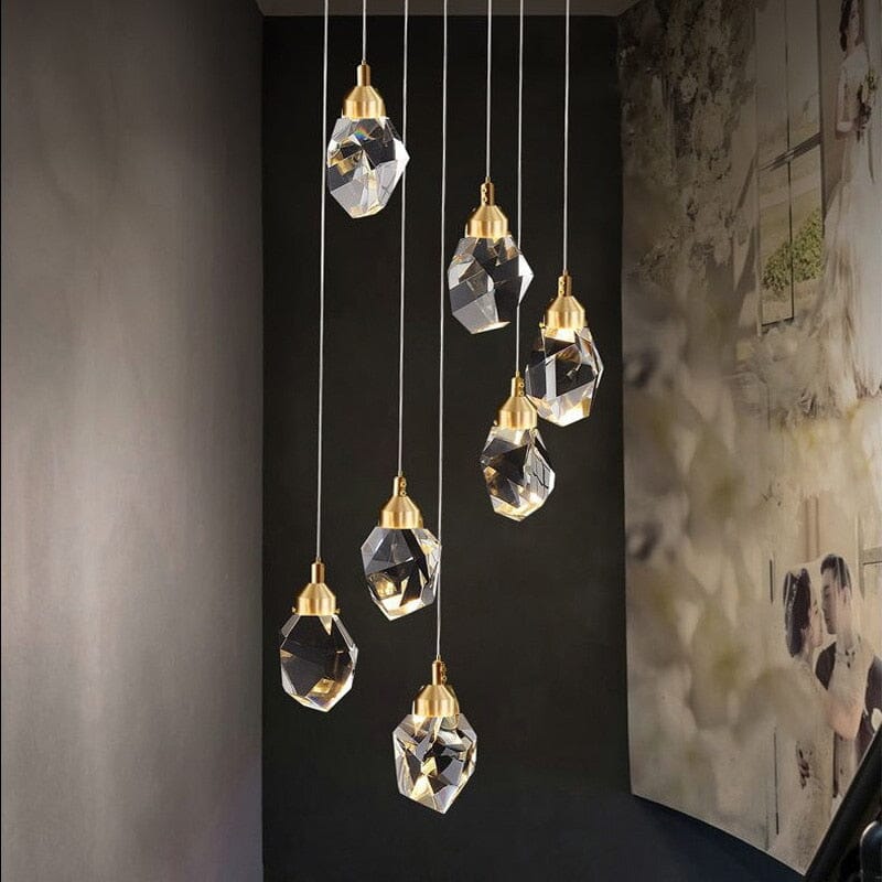 Camille Sparkling Diamond Crystal Chandelier