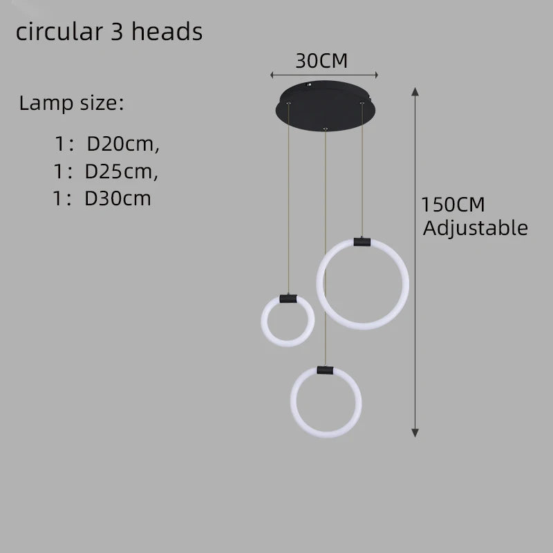 Élodine LED-Pendelleuchte aus Acryl