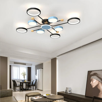 Céline Moderne Multi-Licht LED-Deckenleuchte