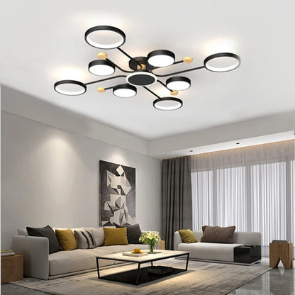 Céline Moderne Multi-Licht LED-Deckenleuchte