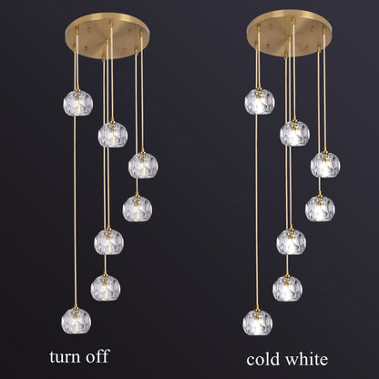 Clara Crystal Charm Pendant Light